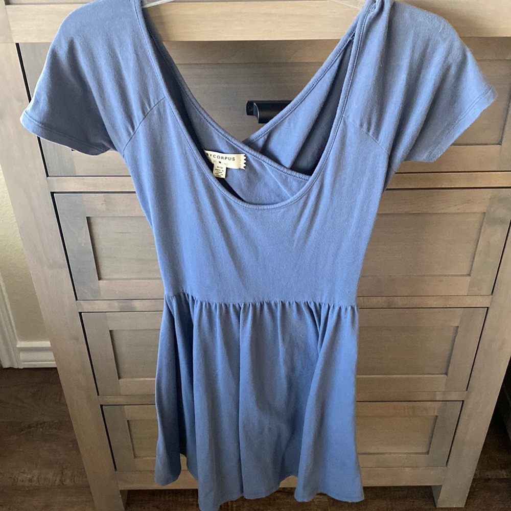BYCORPUS blue mini dress